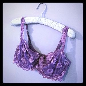 36DD VS Purple Lace Bra